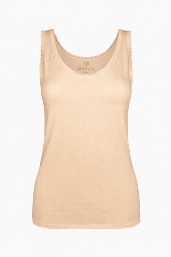 Livoria® Bamboe Dames Hemd met Kant