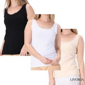 GAUBERT® Bamboe Dames Hemd Kant (kopie)